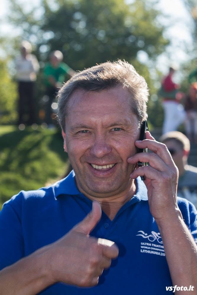 Vidmantas Urbonas ultratriatlono pasaulio čempionate Lietuvoje