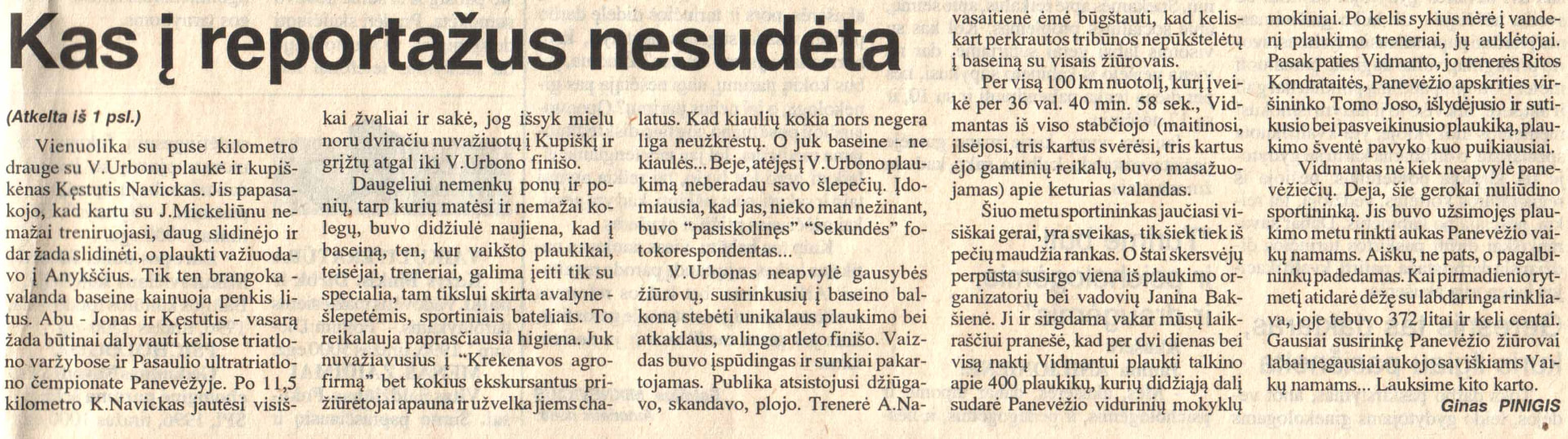 Iškarpa „Kas į reportažus nesudėta“